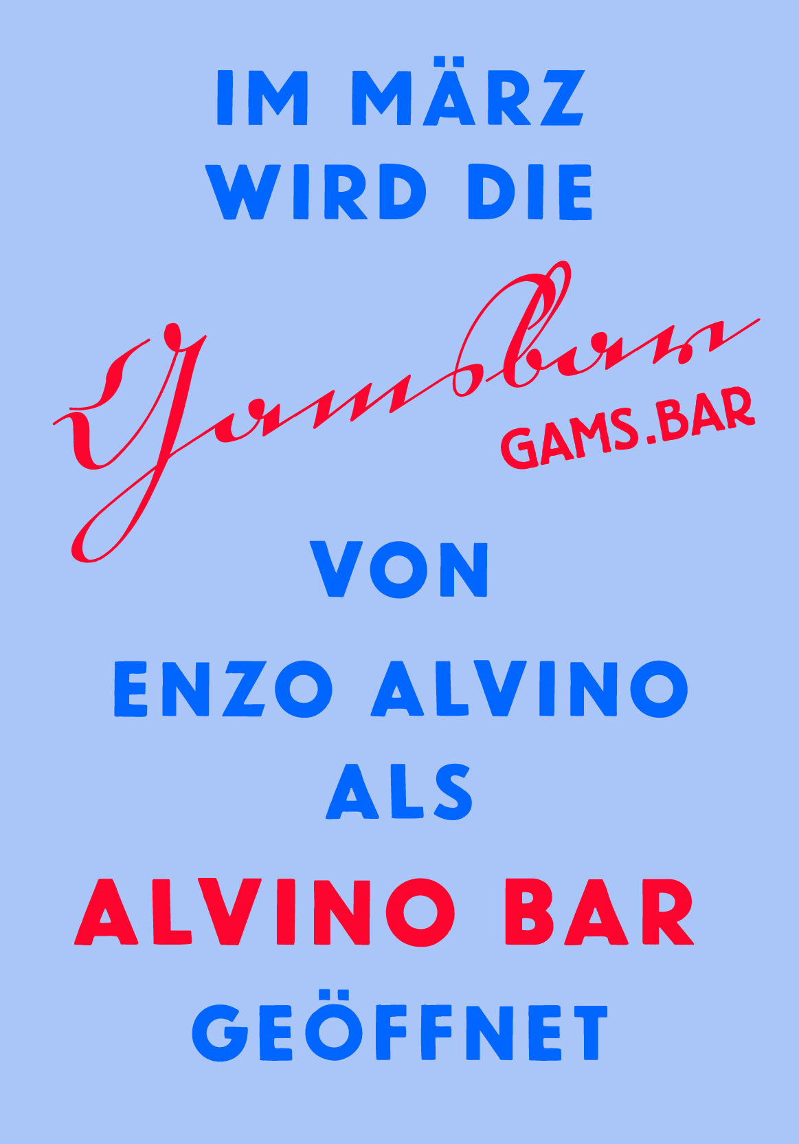 Gamsbar goes AlvinoBar